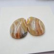 Natural Crazy Lace Agate cabochons Paired 15x11x4mm, 2.8g Online