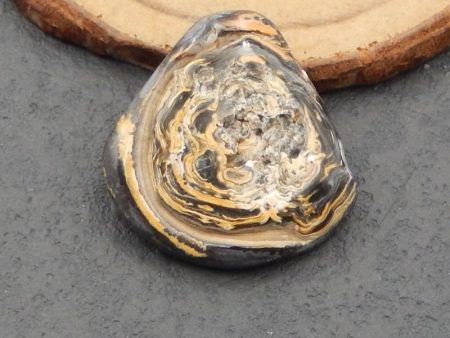 Natural Brazil Agate Cabochon 26x24x6mm, 6.2g Sale