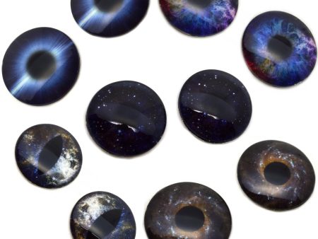 Galaxy Glass Eyes Bundle - 5 Pairs Discount