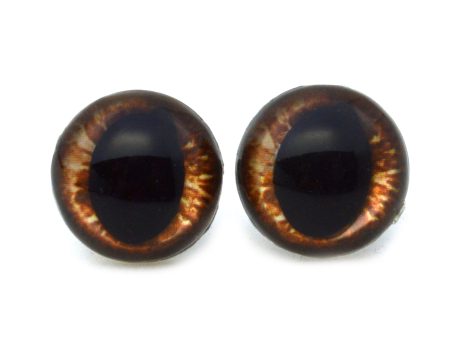 16mm Amber Cat Plastic Safety Eyes Fashion