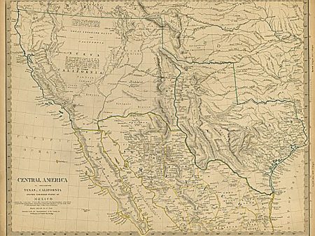 Central America* Including Texas, California and Northern Mexico, 1846 Online now