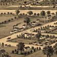 Santa Rosa, California by E S Glover, 1876 Hot on Sale