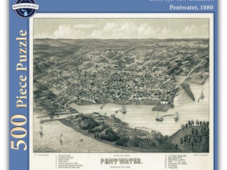 Bird s Eye View of Pentwater, 500-Piece Puzzle Fashion