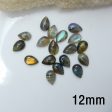 10mm-15mm Teardrop Flatback Labradorite Cabochon, 10mm 12mm 13mm 15mm on Sale