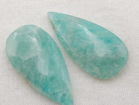 Natural Amazonite Earring Beads 29x15x5mm, 5.5g Cheap