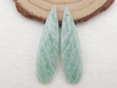 Natural Amazonite Earring Beads 39x10x4mm, 5.3g Online Hot Sale