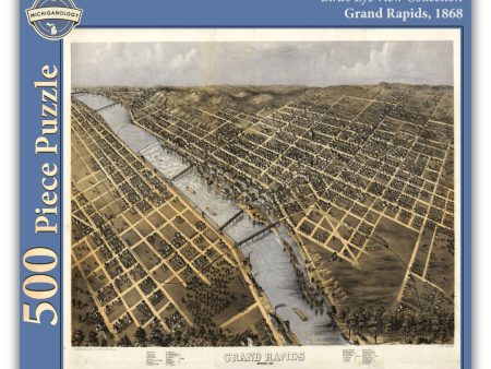 Bird s Eye View of Grand Rapids, 500-Piece Puzzle Hot on Sale