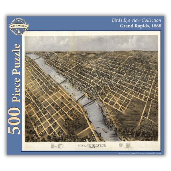 Bird s Eye View of Grand Rapids, 500-Piece Puzzle Hot on Sale