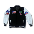 Premium Puerto Rico (BLK)Varsity Jacket Supply