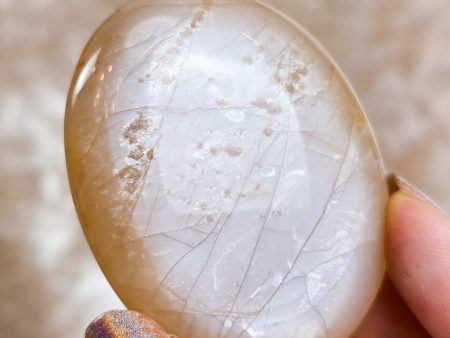 Peach Moonstone Palmstone Sale