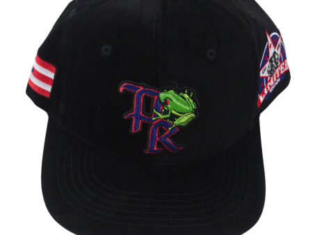 Puerto Rico Corduroy Hat - Black For Cheap