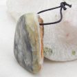 Natural Yellow Opal Pendant Bead 42x30x16mm, 27.2g on Sale