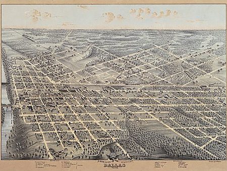 Dallas 1872 by Herman Brosius Cheap