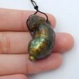 Natural Labradorite Carved animal Pendant Bead 29x15x13mm 9.4g Hot on Sale