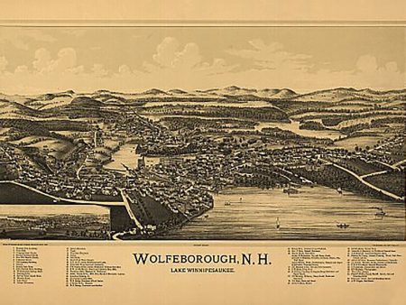 Wolfeborough, New Hampshire, Lake Winnipesaukee by Geo. E. Norris, 1889 on Sale