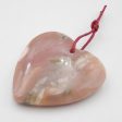 Natural Pink Opal Pendant Bead 39x38x7mm, 13g Supply