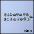 10mm-15mm Teardrop Flatback Labradorite Cabochon, 10mm 12mm 13mm 15mm on Sale