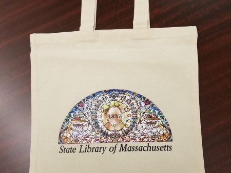 State Library Logo Canvas Tote Online now