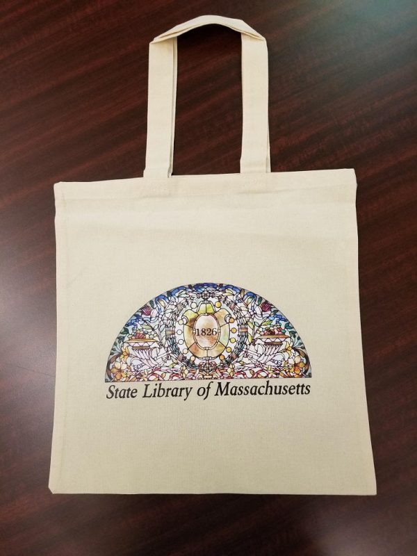 State Library Logo Canvas Tote Online now