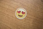 Love Eyes Emoji Sticker Online now