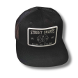 Street Smarts Corduroy Paisley Trucker Hat – Black For Discount