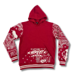 PAISLEY HOODIE- RED Supply