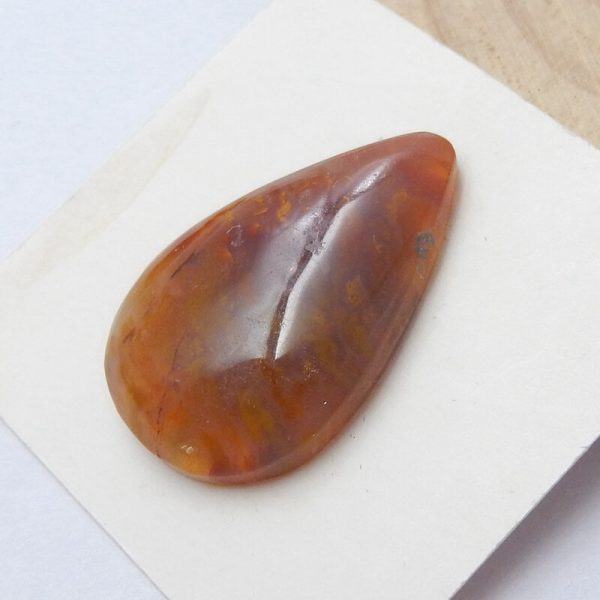 Natural Ocean Jasper Cabochon 28x18x6mm, 4.3g For Cheap