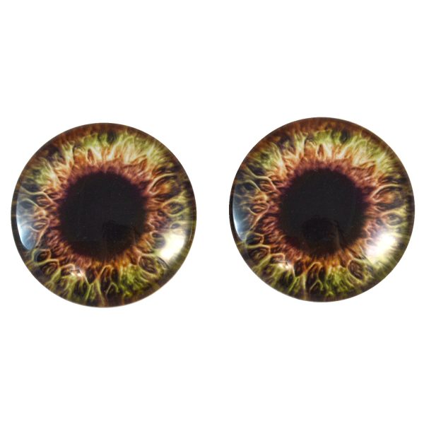 Brown and Cream Human Glass Eyes on Sale