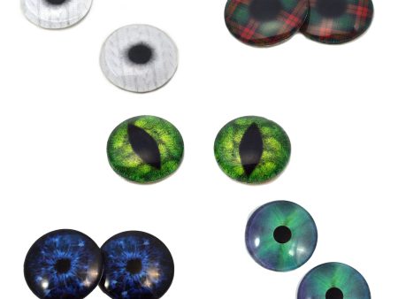 Winter Wonderland Glass Eyes Bundle - 5 Pairs Online Hot Sale