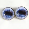 Blue Horse Sew-On Button Glass Eyes Fashion