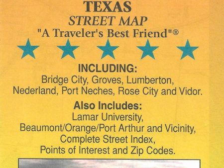 Beaumont Port Arthur Orange by Five Star Maps For Sale