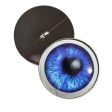 Dark Blue Anime with Whites Sew-On Button Glass Eyes Online