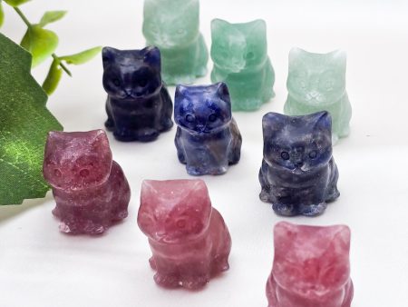 Cute Cat Carvings Online Hot Sale