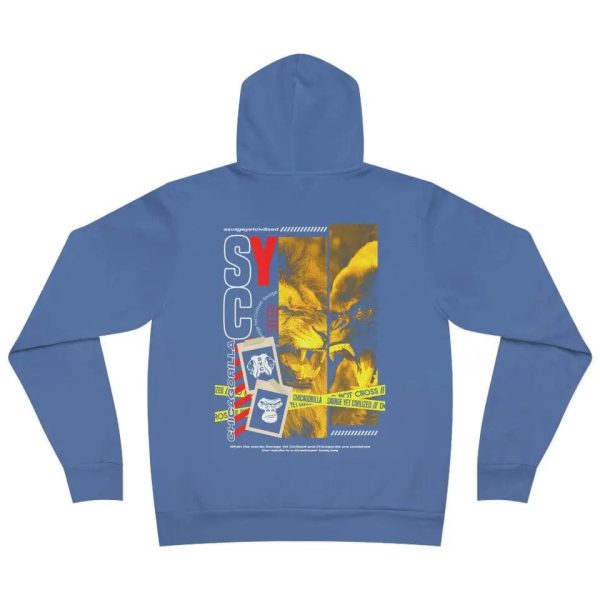 SYC | CHICAGORILLA Fleece Pullover Hoodie Fashion