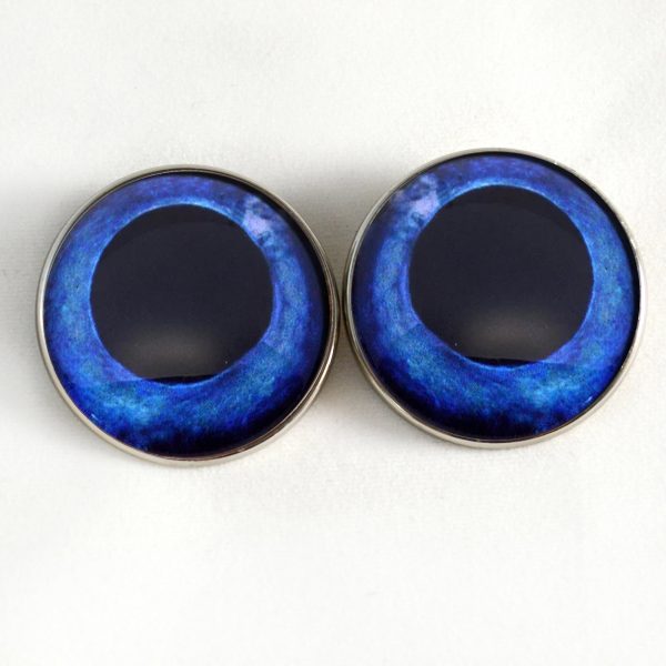 Blue Swordfish Inspired Sew-On Button Glass Eyes Hot on Sale