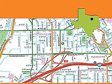 Fort Worth Street Map by Rand McNally Hot on Sale