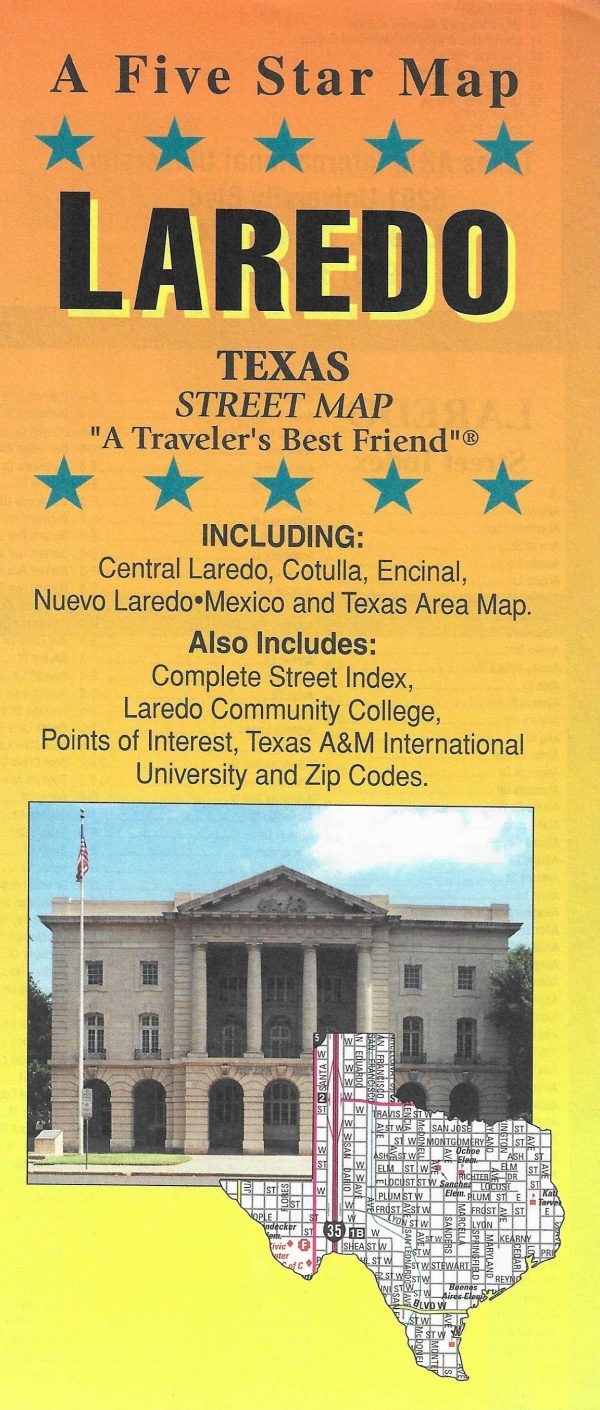 Laredo by Five Star Maps Cheap