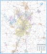 Greater Austin Metro Area Wall Map Hot on Sale