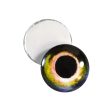 Yellow and Green Fish Glass Eyes Fashion