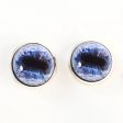 Blue Horse Sew-On Button Glass Eyes Fashion