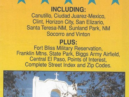 El Paso by Five Star Maps Cheap