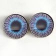 Blue Fuzzy Furry Monster Sew-On Button Glass Eyes Online Hot Sale