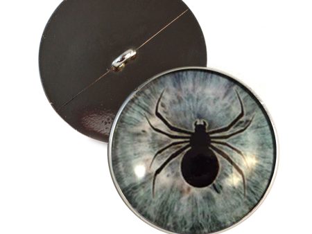 Light Blue Spider Sew-On Button Glass Eyes Hot on Sale