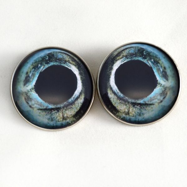 Blue Sturgeon Inspired Sew-On Button Glass Eyes For Cheap