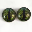 Medusa Snake Green Sew-On Button Glass Eyes For Cheap