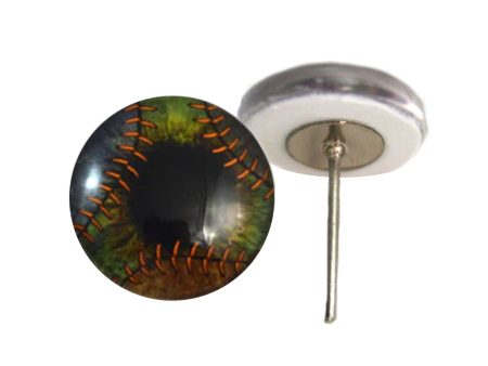 Frankenstein Monster Glass Eyes on Wire Pin Posts Cheap