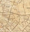 San Antonio Regional Area Major Arterial Wall Map - Antiqued Version Fashion