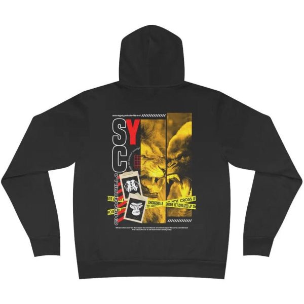 SYC | CHICAGORILLA Fleece Pullover Hoodie Fashion