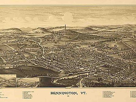 Bennington, Vermont by L. R. Burleigh, 1887 Online