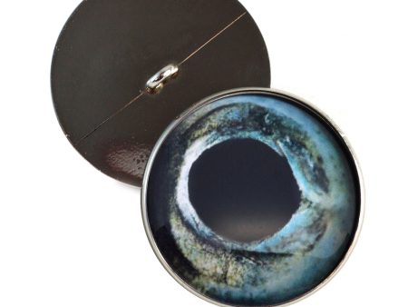 Blue Sturgeon Inspired Sew-On Button Glass Eyes For Cheap